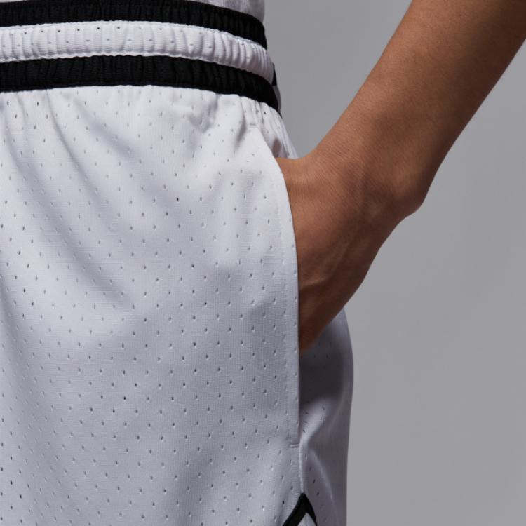 Jordan Dri-FIT Sport Diamond Фитнес Тренировки Бег Удобные Дышащие Стильные Спортивные Шорты Мужские шорты Белый HF9911100