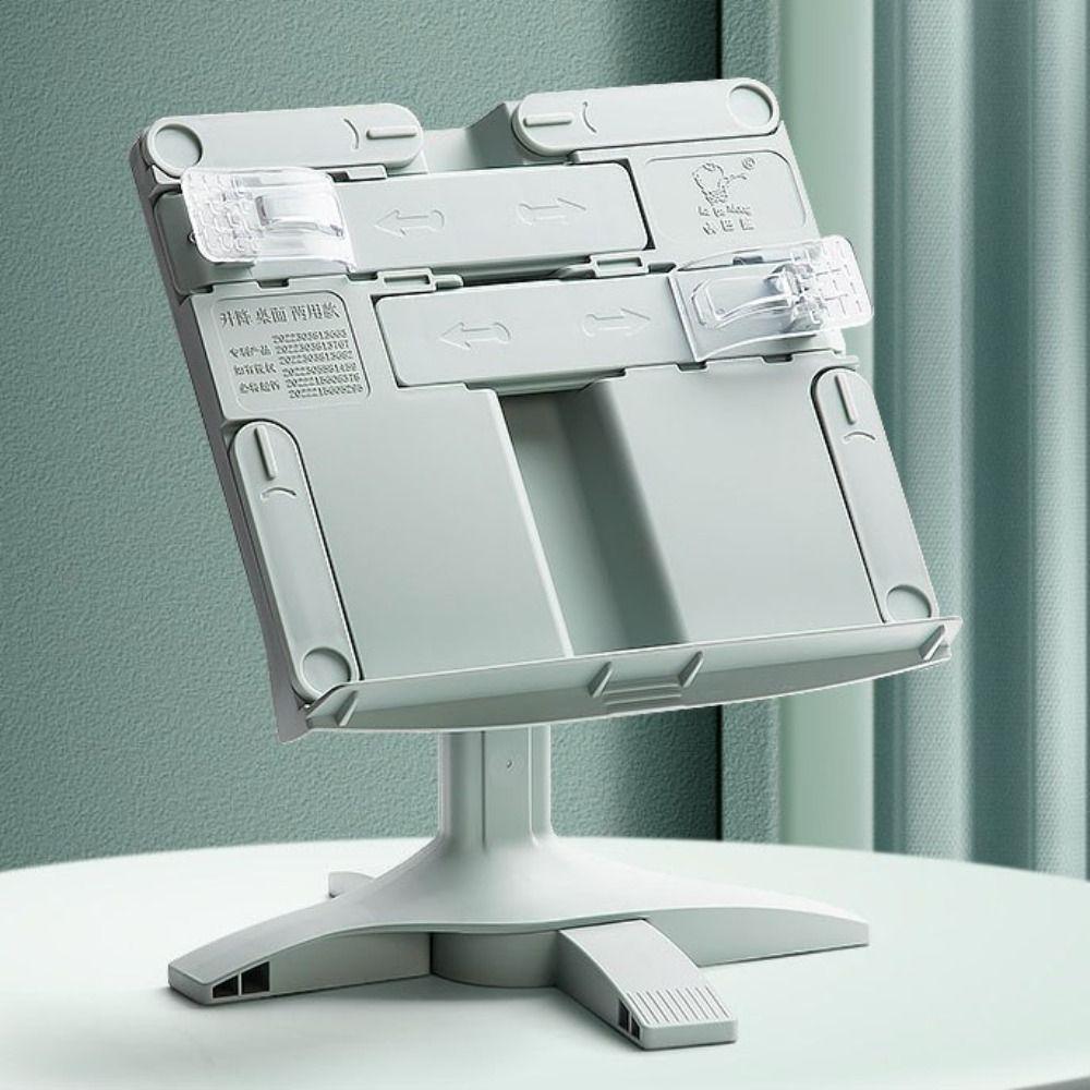 Adjustable Angle Lifting Landing Book Stand Extendable Book Holder Portable Reading Bookshelf  Pad