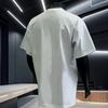Модный бренд Мужская футболка с коротким рукавом из чистого хлопка Модная универсальная футболка с круглым вырезом для мужчин и женщин Мужская
