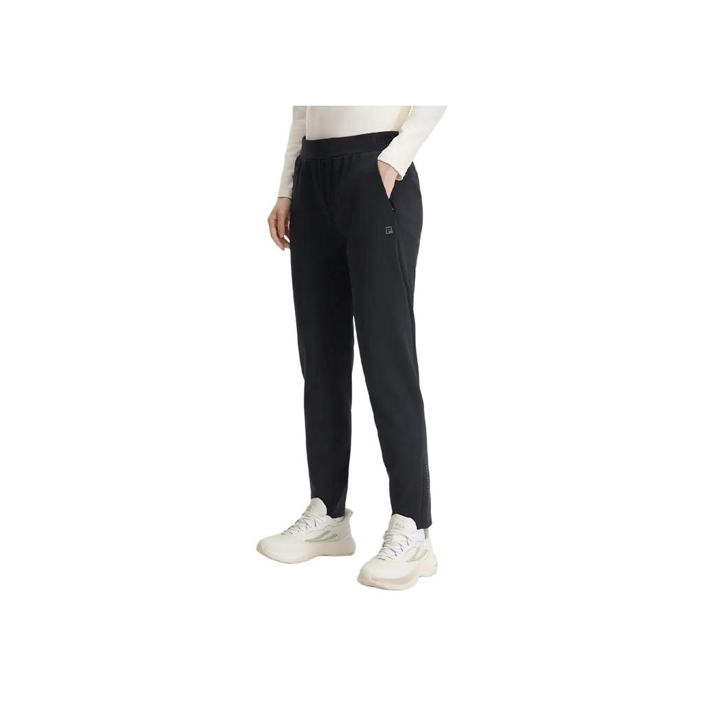 Новые вязаные спортивные брюки FILA женские черные A11W441609F-BK