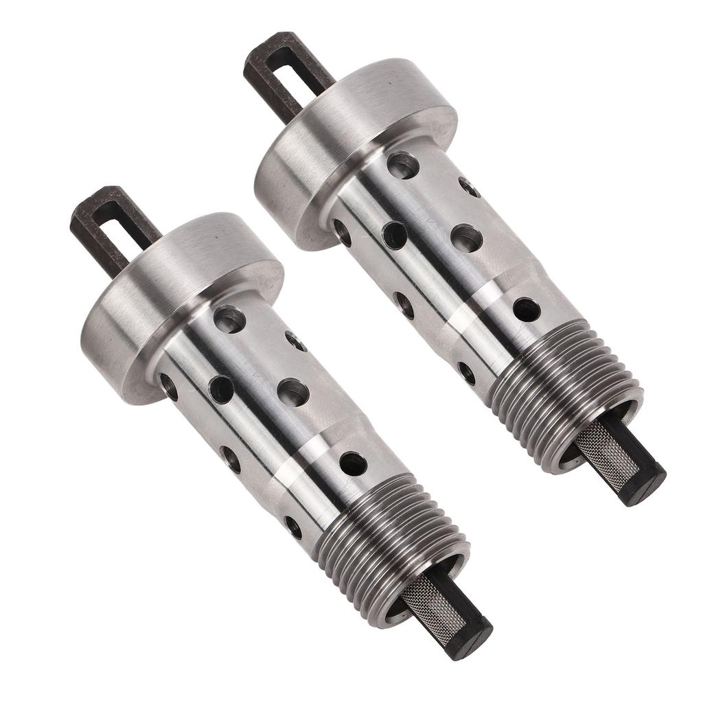 2 Pcs Camshaft Adjustment Central Valve A2710500478 Timing Chain Hydraulic Tensioner Replacement for Mercedes‑Benz W204