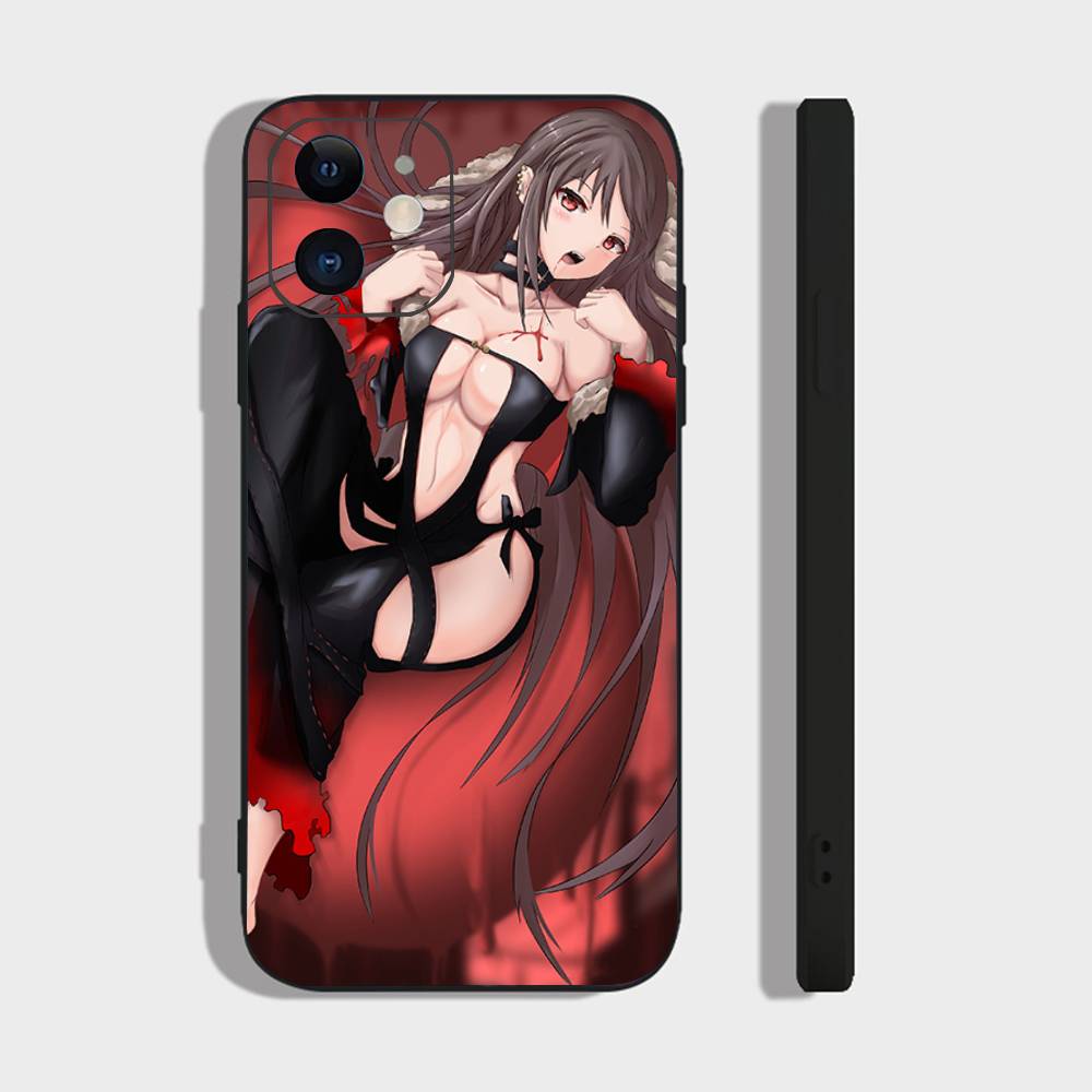 Чехол для телефона с анимацией Юй Цзэ (Consort Yu) из игры Fate Grand Order для iPhone 17 Air 16 15 14 13 Pro Max 11 12 Черный силиконовый чехол