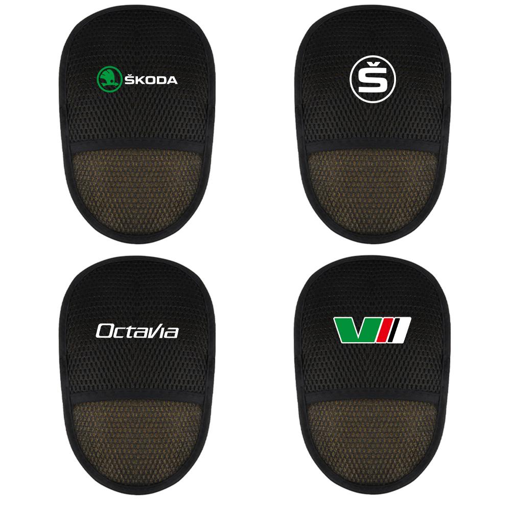AAAAB1 1/2pc Wool Soft Car Washing Gloves Cleaning Brush Car Wash Tools For Skoda Rapid Scala Kodiaq Fabia Kamiq Karoq Octavia A5 S VII