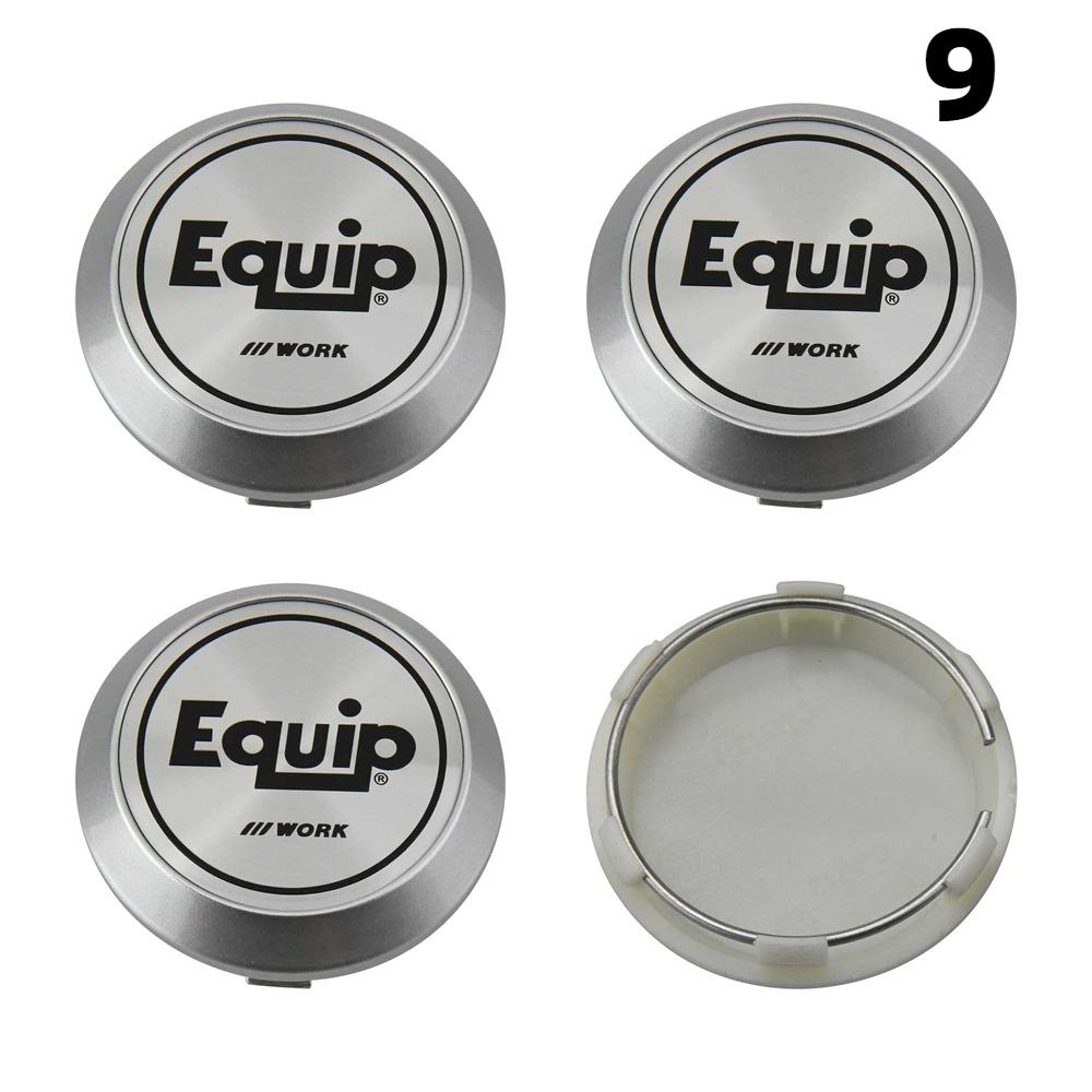 4PCS New 64MM OD / 60MM ID Cap For Rims WORK EMOTION EQUIP MEISTER VS Logo Wheel Center Cap Sport Car Wheel Cover Hub caps