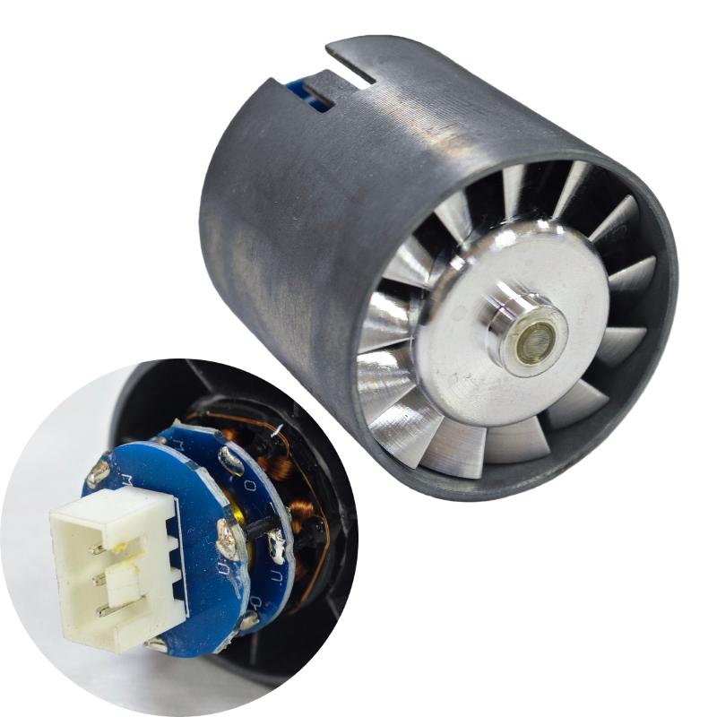 Части для фена с крыльчаткой DC155V 120W Микробесщеточный канальный вентилятор Высоковольтный 100000 об/мин Ультравысокоскоростной бесщеточный двигатель
