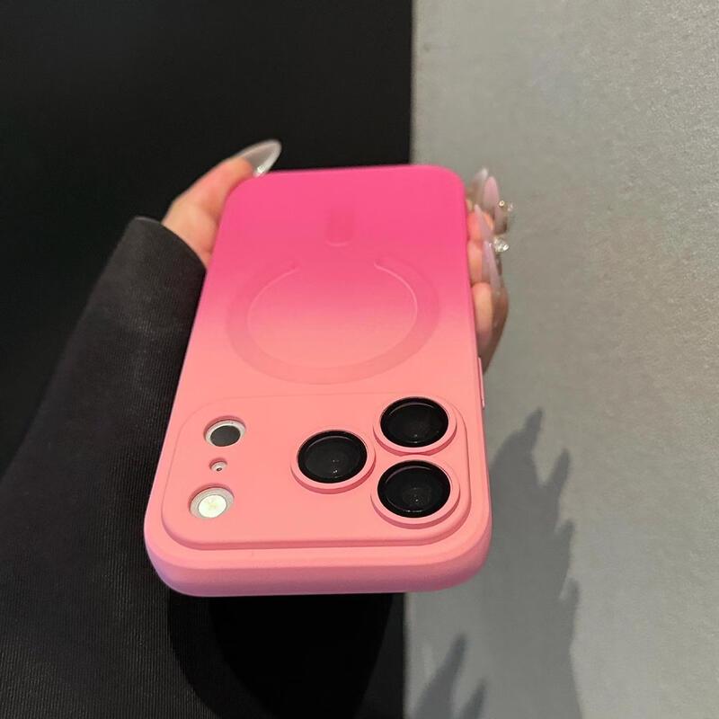 Gradient Magnetic Protective Phone Case for iPhone 17 Pro Max