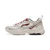 New LiNing Meteor 2K Cushioning, Slip Resistant, And Abrasion Resistant Low Top Casual Shoes Men's White Gray AGCV113-4