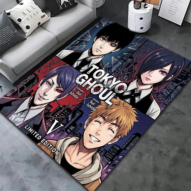 Tokyo Ghoul Carpet Rug For Living Room Bedroom Home Sofa Decoration Kids Play Nonslip Floor Mat