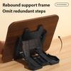 Деревянная подставка для книг, регулируемая, с функциями безопасности, складная, эргономичная, для безопасного чтения, готовки и учебы