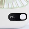 LED Digital Display Portable Vertical Fan Adjustable Personal Desk Fan  Household Dormitory