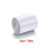 5cm 1/3/5/10/20m Reflective Tape Safety Warning Solid Color Highlighting Warning Strips Car Stickers Grid ReflectorPinstriping Tape 3