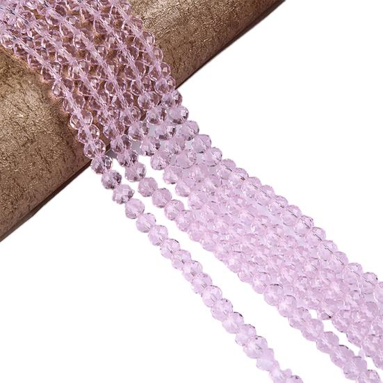 120 шт 4 мм прозрачные AB граненые рондель бусины россыпью для изготовления ювелирных изделий ремесла MIT