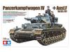 Tamiya 135 Военная миниатюра серия № 374 Немецкий танк Panzer IV F Тип Пластиковая модель Мужской 35374