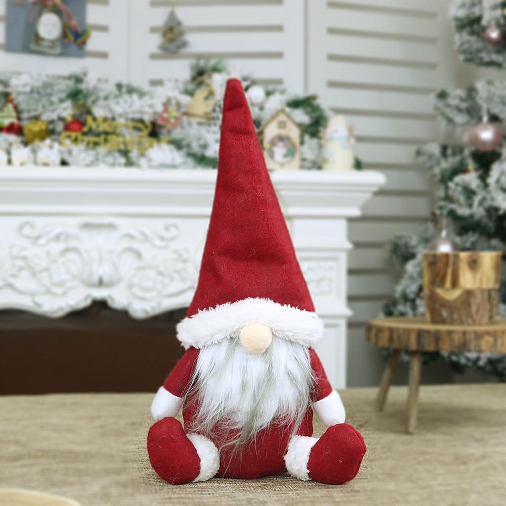 2020 New Christmas Decoration Home Santa Doll Fabric Christmas Doll Holiday Decoration MIT