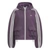Originals Windbreaker Hooded Fashion Simple Versatile Jacket Women Jacket Dark-Violet KB8965