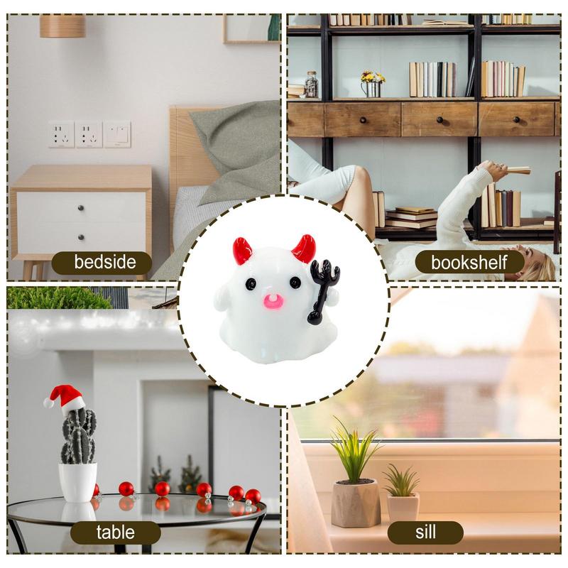 Мини-фигурки на Хэллоуин, украшения для зимнего фестиваля, миниатюры жутких мумий, принадлежности в форме тыквы, сезонный декор