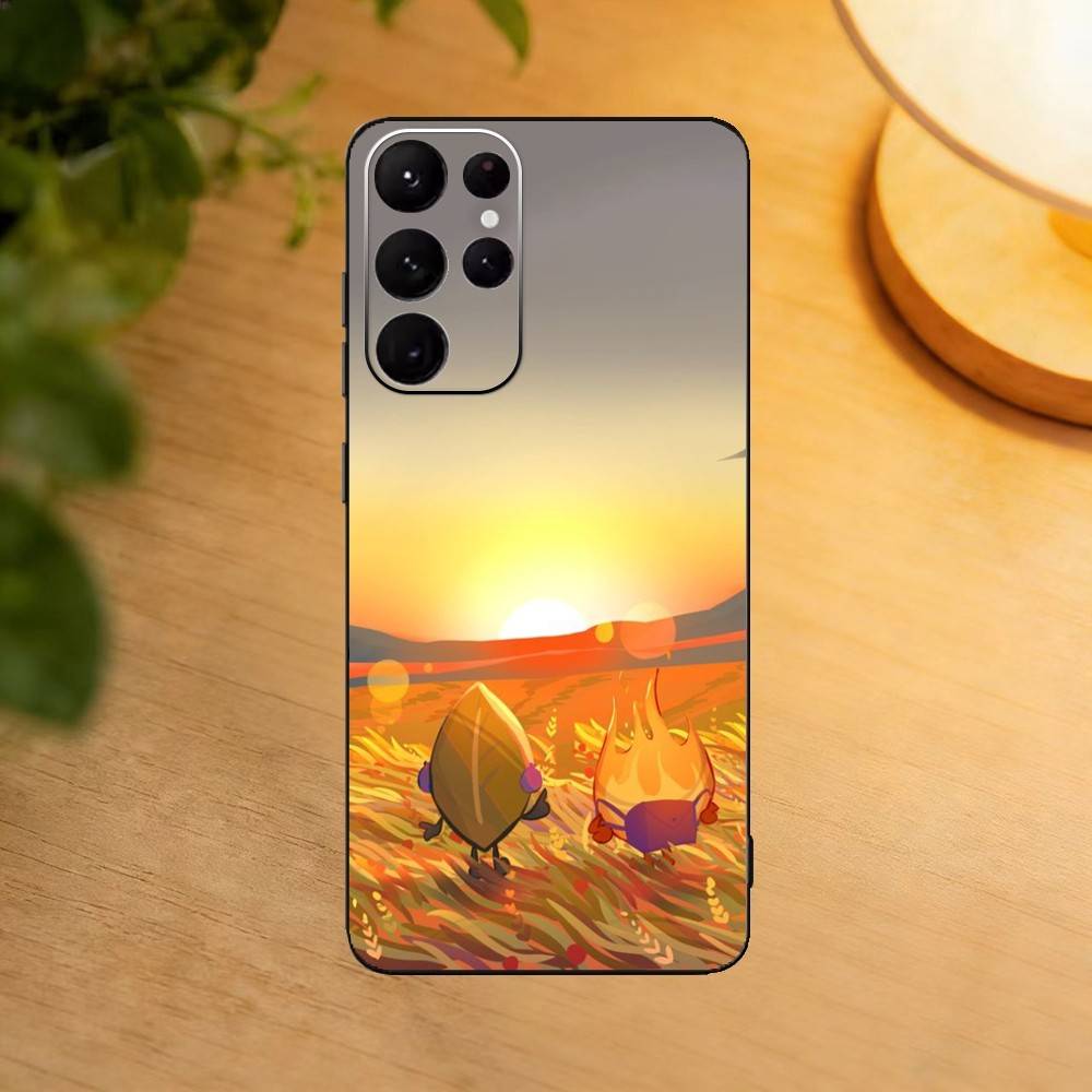Bfdi Battle For Dream Island Phone Case For Samsung S25,24,23,22,30,21,10,9,Ultra,Plus,Lite Soft Black Case
