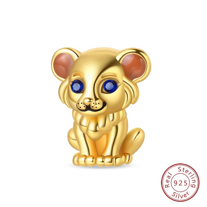 Copper Lovely Animal Cat Squirrel Penguin Heart Zircon Charms Beads Fit Qikaola Original Bracelets Fine Diy Jewelry