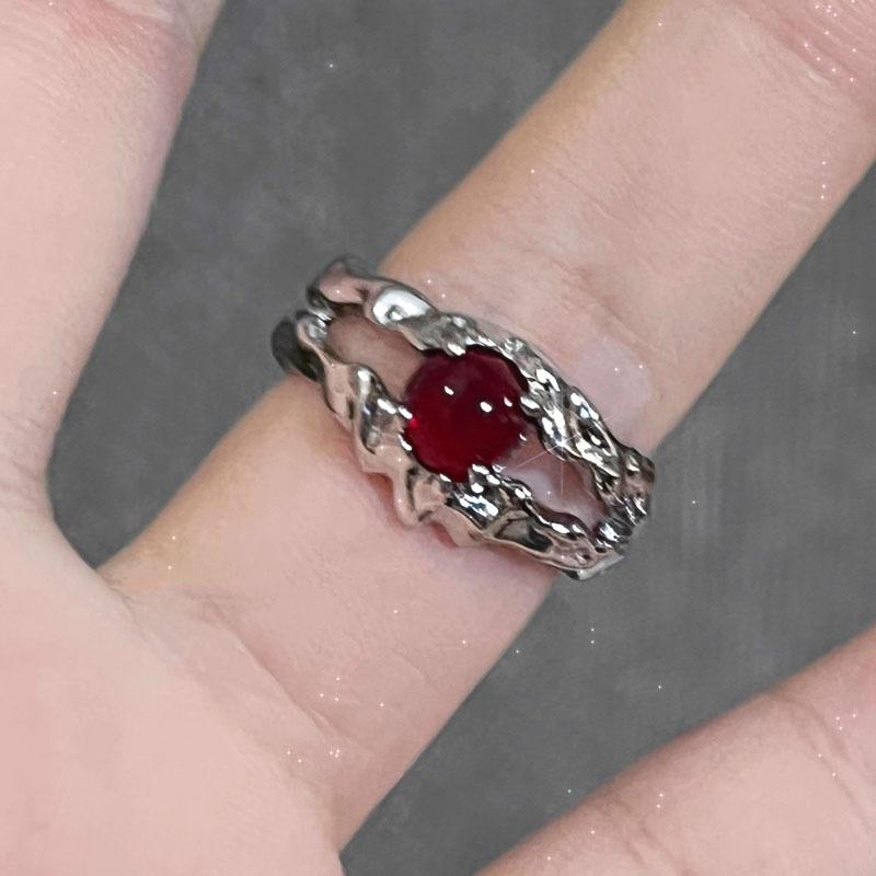 Neutral‑Style Index‑Finger Ring European American Punk Cross Butterfly Motif Personality Sweet‑Cool Unique Adjustable Decorative Ring