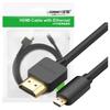 Ugreen Hd127 Кабель Micro HDMI - HDMI 4K 3D 1M (Черный)