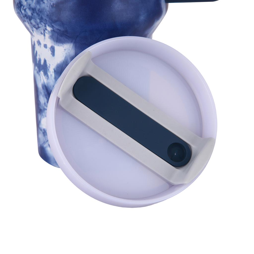 Автомобильная кружка с соломенной ручкой для льда, термос для автомобиля, нержавеющая сталь