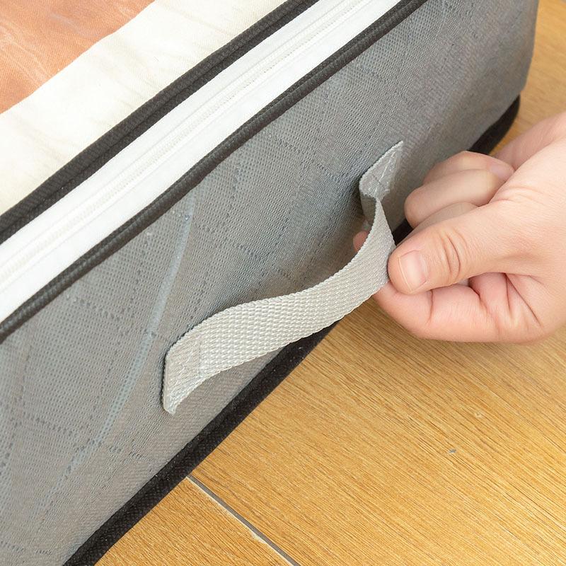 Подкроватный ящик для хранения одеял, тканевый органайзер для одежды под кровать, пылезащитный органайзер для хранения