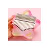 Lulu 17-key Acrylic Colorful Rainbow Kalimba, Pink Star Korean Popular Toys