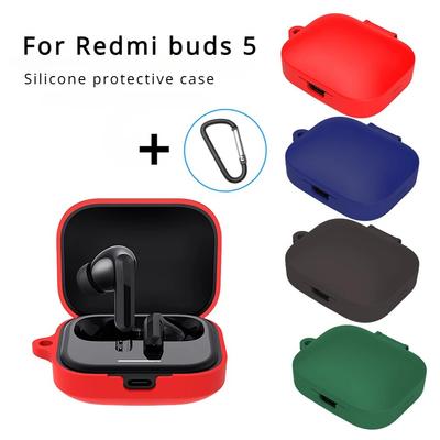 Для Xiaomi Redmi Buds 5 защитный чехол для наушников силиконовый чехол милый чехол сиамский силиконовый однотонный чехол для Redmi Buds 5