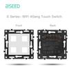 BSEED WIFI Touch Switch Modules Smart Light Switch Parts White Glass Frame DIY Combination Wall Sockets USB Charge Key E-Series