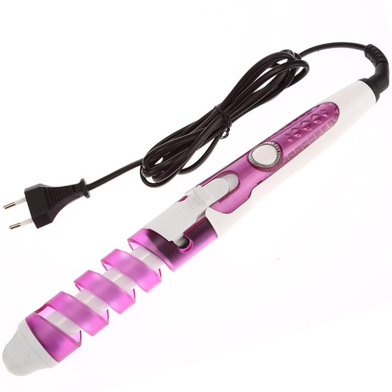 Портативная керамическая щипцы для завивки волос в салоне, волновая палочка, волшебная спиральная щипцы для завивки волос, инструмент для укладки волос