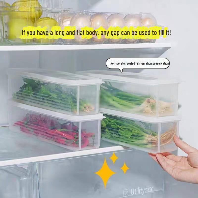 Коробка для хранения свежей зелени кориандра и лука-шалота для холодильника — сохраняет травы, лапшу и яйца