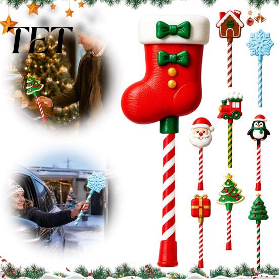 Tap to Pay Card Holder Christmas Tap-to-Pay Wand, 3D Printed Credit with Candy Unique Secret Santa Gift Cane Handle, Contactless Payment Stick