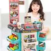 Playing House Kitchen Girl Baby Supermarket Shopping Cart Simulation Shopping Trolley Cash Register Toy Set