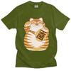 Gorgeous Unisex T Shirt Cool Unisexeki Neko Lucky Tiger Tee Tops Short Sleeves  Cotton Tshirt Streetwear Leisure Tshirt Apparel