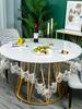 Waterproof Round Tablecloth Rectangle Embroidery PVC Transparent Table Cloth European Soft Mat Household Lace Table Cover