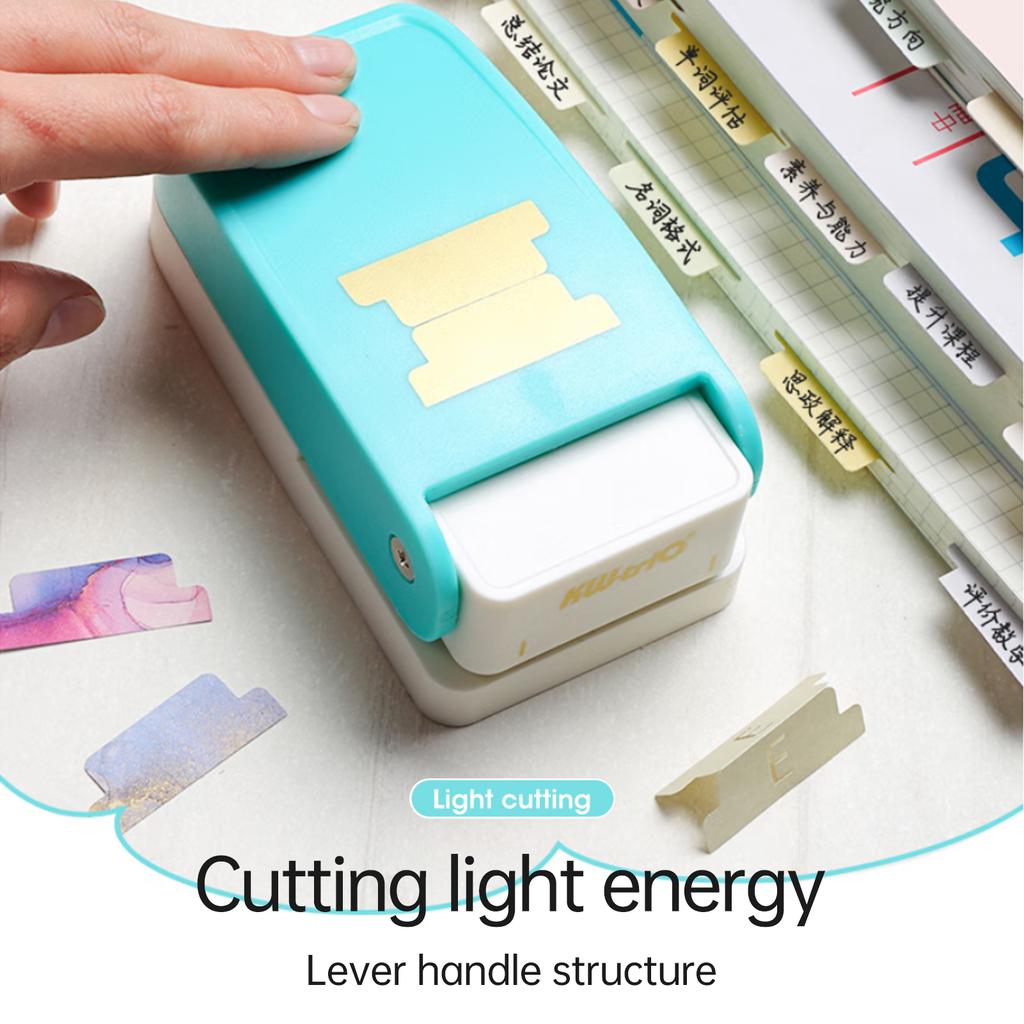 KW trio BQJ 04 Пробойник для листов BQJ 04 Разделитель для loose leaf Наклейка-индекс для DIY Пробойник для этикеток Машина для пробивки разделителей бумаги Скрапбукинг