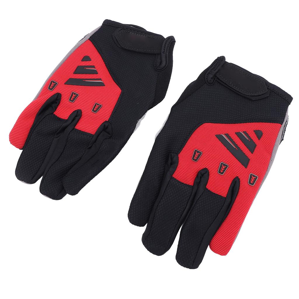 1 пара перчаток для велоспорта, противоскользящие, амортизирующие, легкие, с полным пальцем, для езды на сенсорном экране