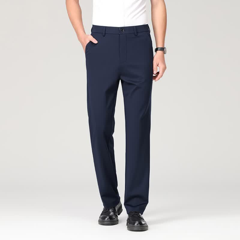 Pierre Cardin Men's Thin Cool Feel Business Casual Trousers