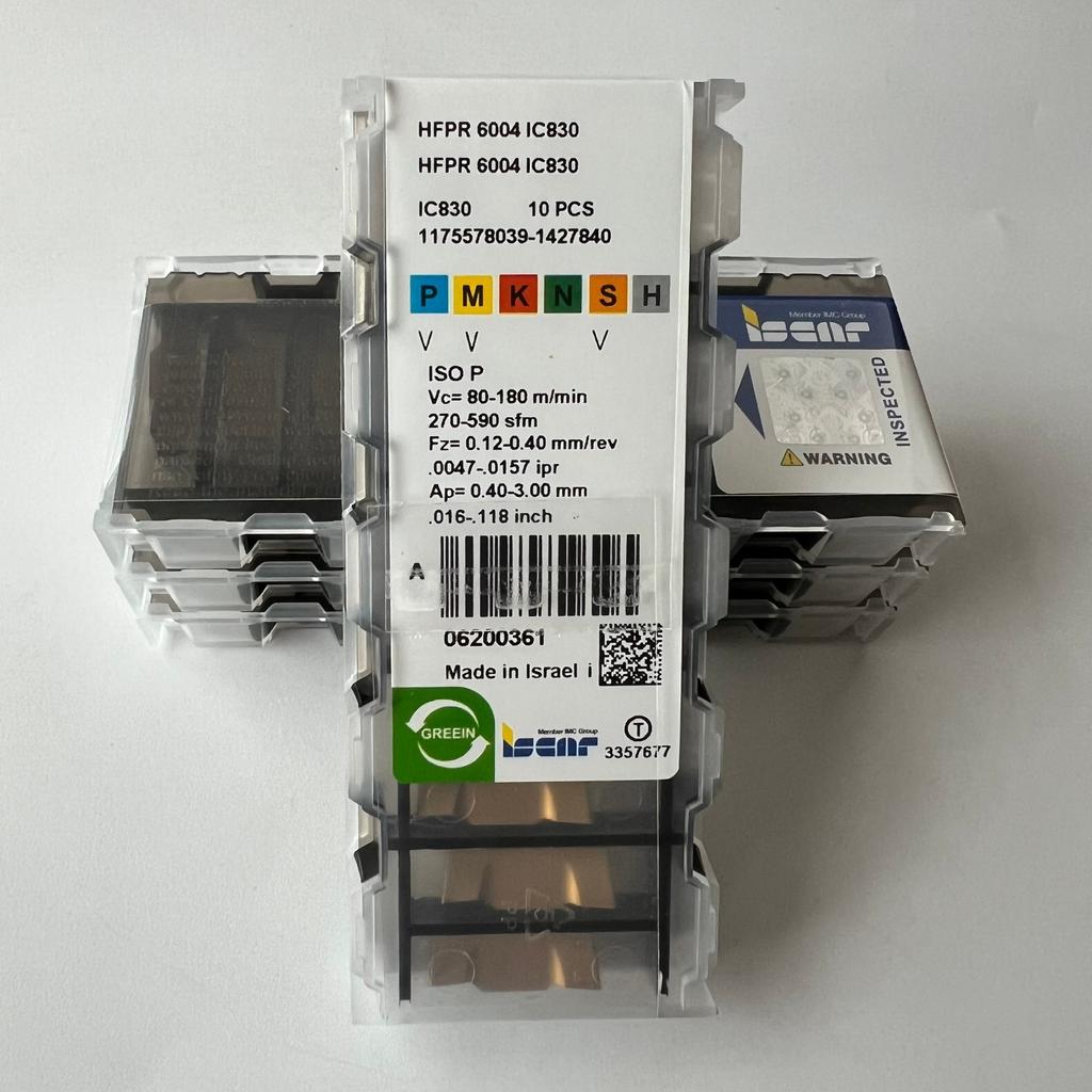 ISCAR / HFPR6004 IC830 / Industrial indexable carbide inserts 10 Pcs