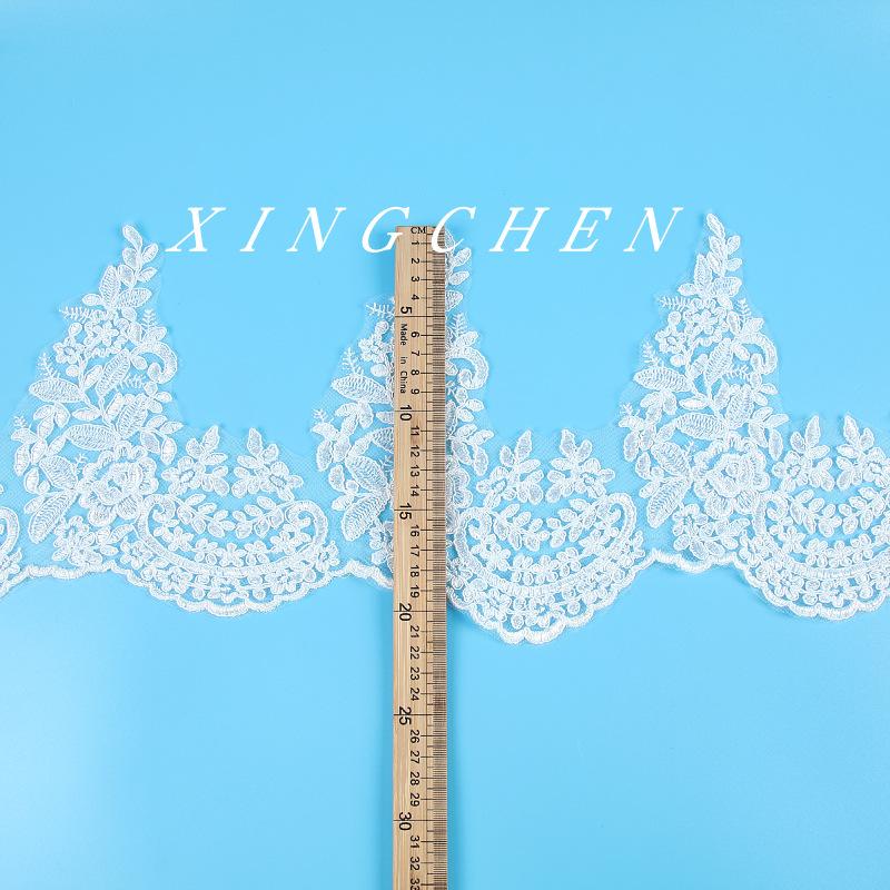 Width 21Cm Beige Car Bone Lace Bridal Jewelry Wedding Dress Veil Watch Jewelry Clothing Accessories Materials