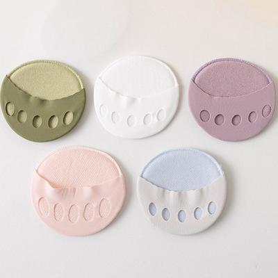 1 пара пяти подушечек для передней части стопы для женщин, полустельки, невидимые носки