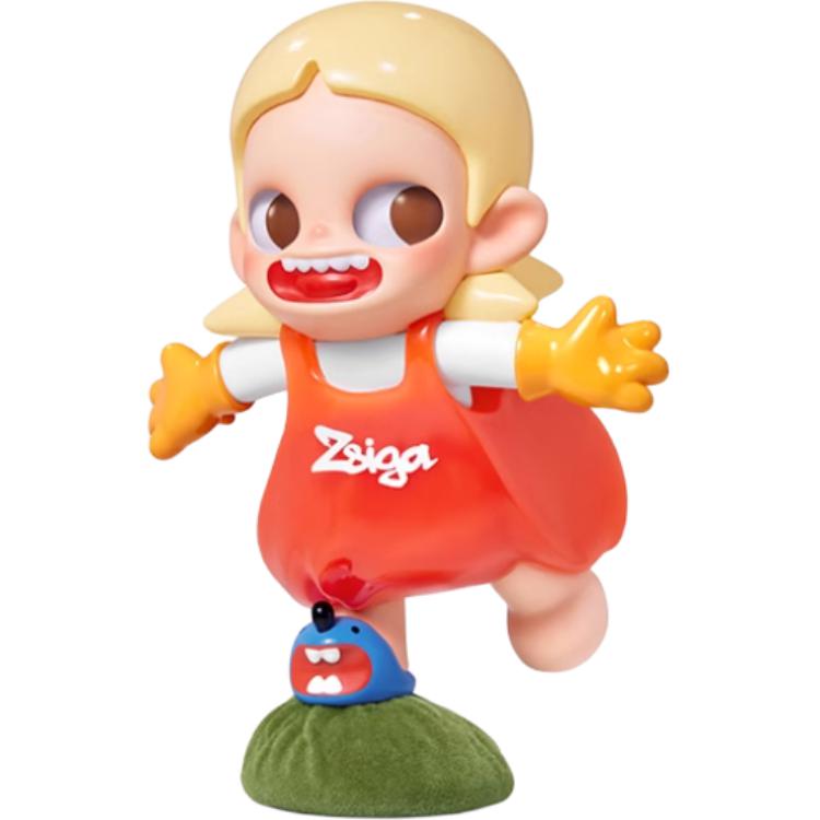 POP MART Zsiga Borderline Drifter Series Бесшумная парковая фигура, Одиночная слепая коробка
