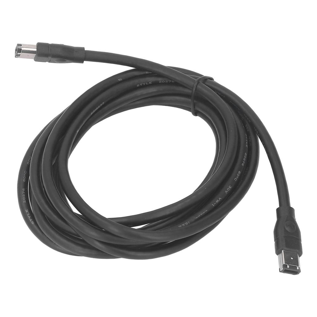 6 Pin To 6 Pin Firewire Cable Plug and Play IEEE1394 Firewire Cable for Camcorder Digital Camera