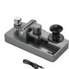PUTIKEEG Amateur Radio Electric Key Paddle Morse Code Practice Machine Magnetic Feedback Manual Upright Electric Rebound Rebound of Magnetic Circuit