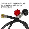 Propane Regulator 0-20 PSI High Pressure Adjustable Propane Regulator with QCC-1 Type Hose U.S. Propane Tanks Gas Burner Cooker Turkey Fryer