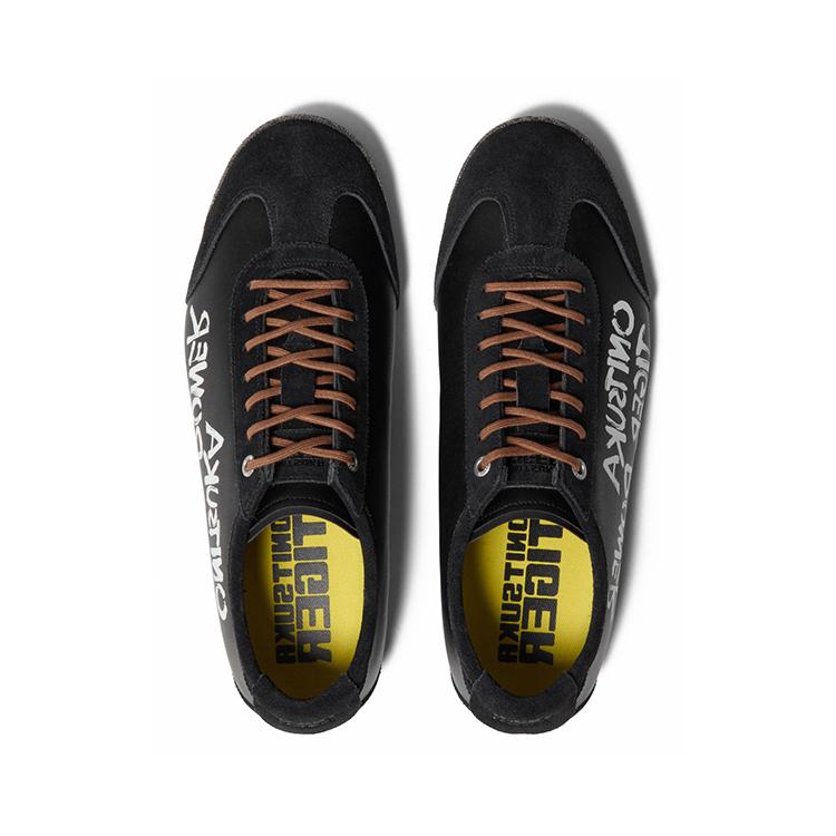 ONITSUKA TIGER MEXICO 66 Низкие повседневные кроссовки с защитой от истирания Унисекс Черные кроссовки 1183C476-001