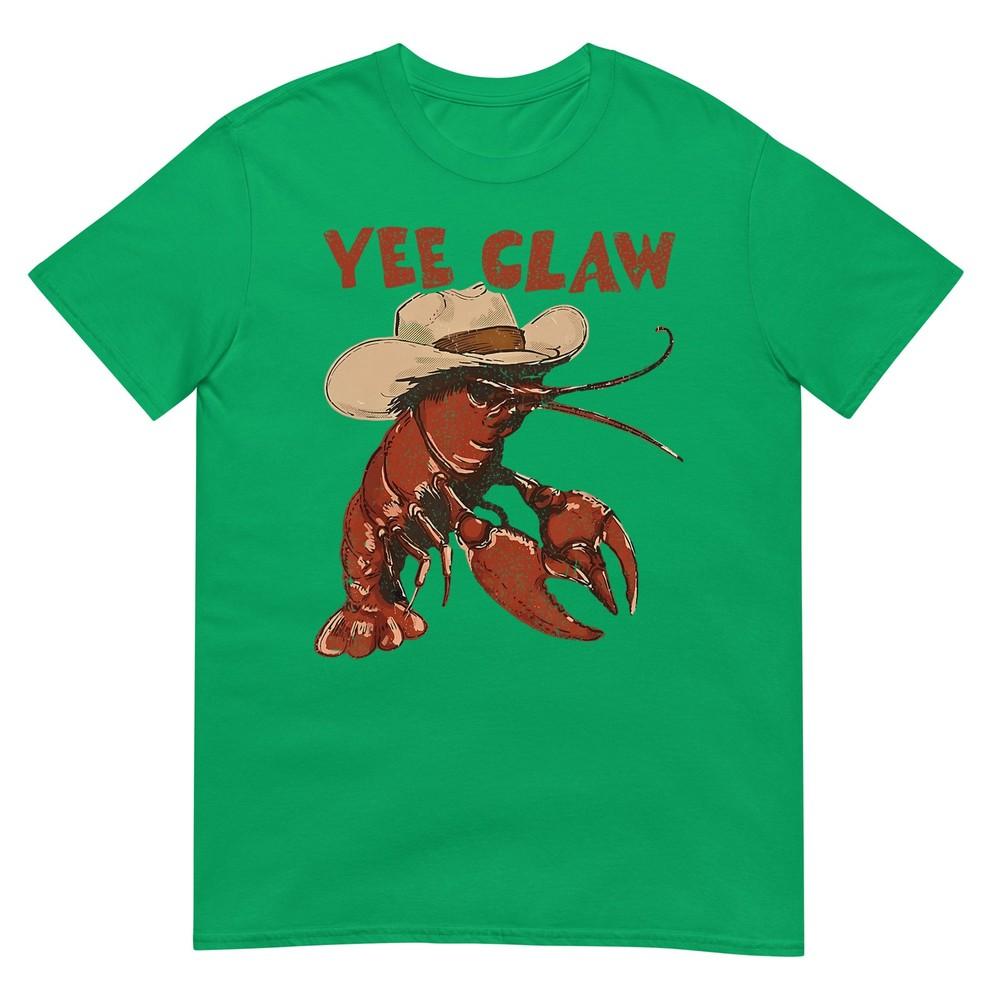 Yee Claw Funny Vintage Crawfish Boil Cajun Seafood Festival TShirt