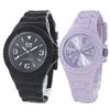 Часы Ice Watch Pair с коробкой для хранения Shopper Коллекция Ice Generation Водонепроницаемые часы Черные Фиолетовые 019155019147 Часы [Ice Watch] Мужские Женские