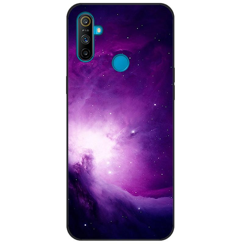 Чехол-бампер для Realme C3, мягкий силикон TPU, задняя крышка с рисунком, для OPPO Realme C3 RMX2020 C 3 RealmeC3, мультяшный чехол для телефона Funda