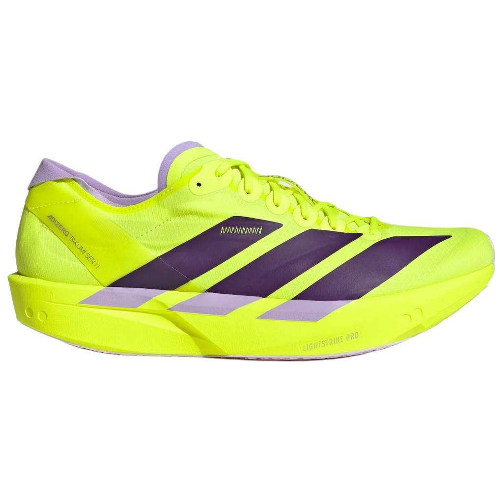 adidas Adizero Takumi Sen 11 Легкие Упругие Повседневные Беговые Кроссовки Мужские Желтые JQ0781